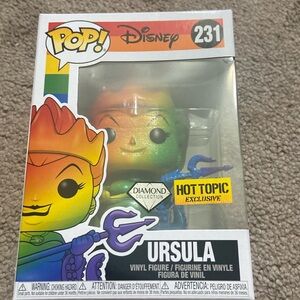 Disney Diamond Pride Ursula Hot Topic Exclusive Funko Pop